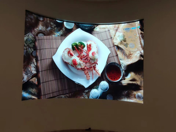 张北室内P2.5弧形LED屏